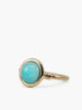 Vintouch Satellite Rose Gold Amazonite Ring