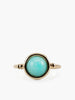 Vintouch Satellite Rose Gold Amazonite Ring