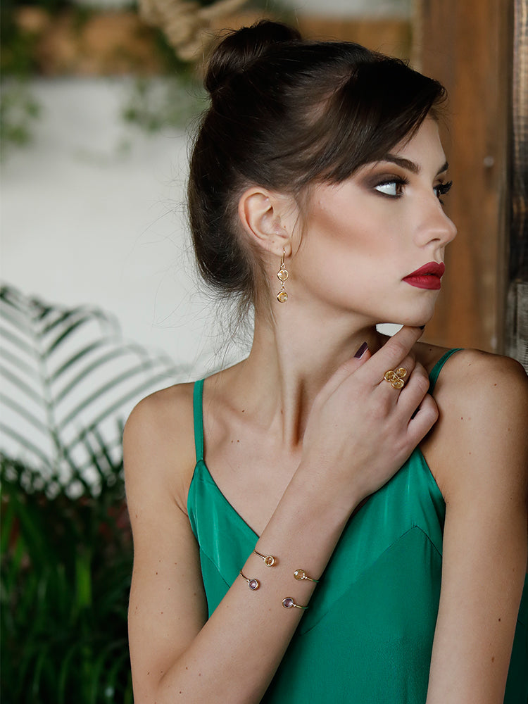 Citrine earrings on sale