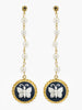 Vintouch Chrysalis Cameo & Pearls Earrings