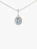 Sky Blue Topaz Pendant Necklace by Vintouch Jewels.