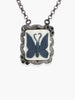 Gunmetal Chrysalis Cameo Necklace | Vintouch Jewels