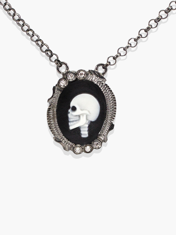 Skully Cameo Necklace | Vintouch Jewels