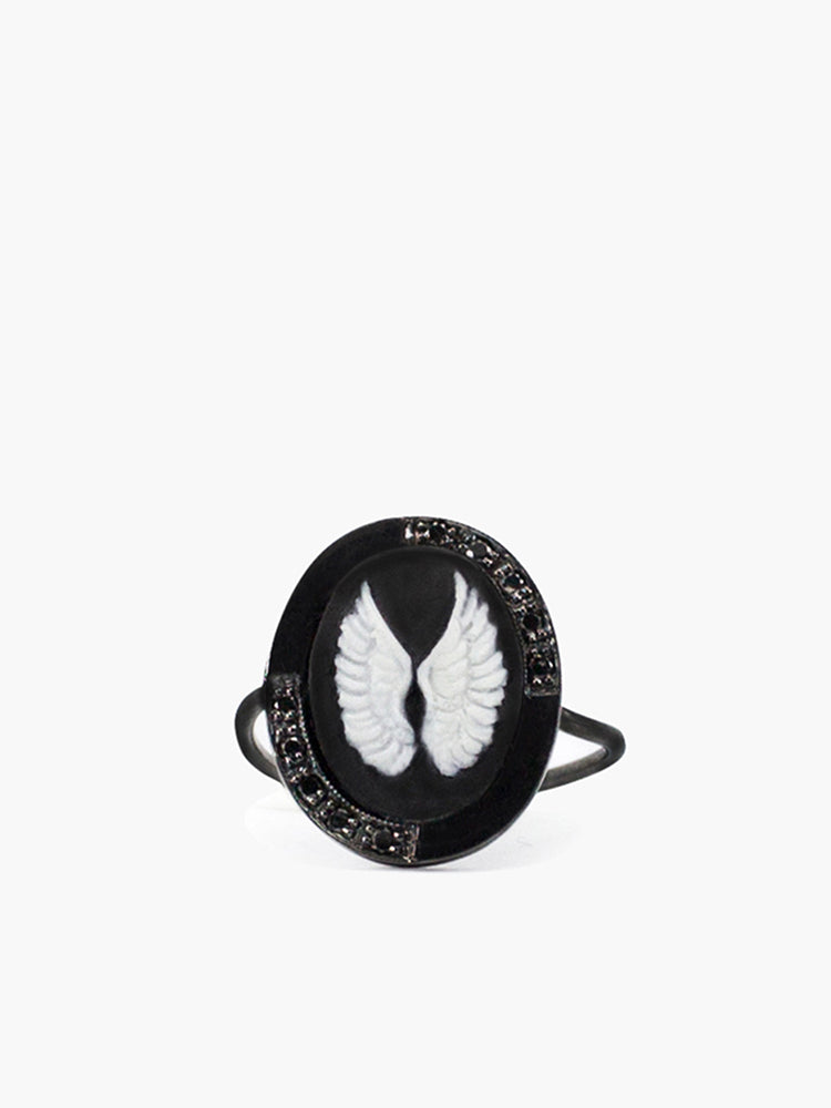 Vintouch Wings Cameo Ring